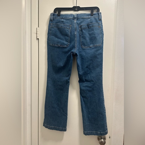 Madewell Kick out Crop Blue Women's Jeans 30 - Picture 2 of 7